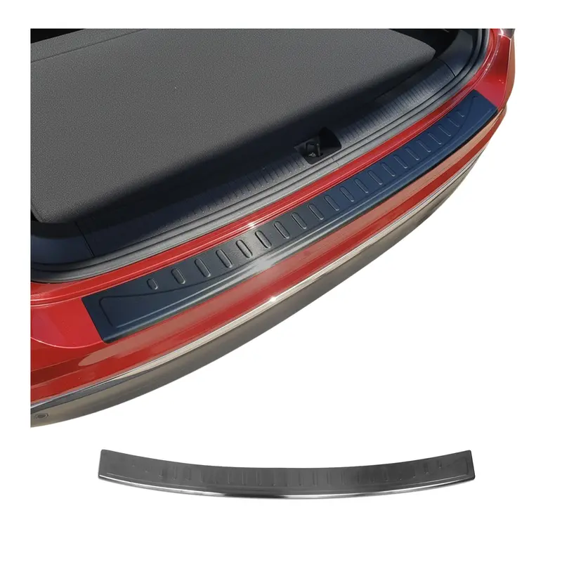 Protection de Pare-Chocs pour VW Tiguan II / Allspace 2016-23 Inox dark chrome