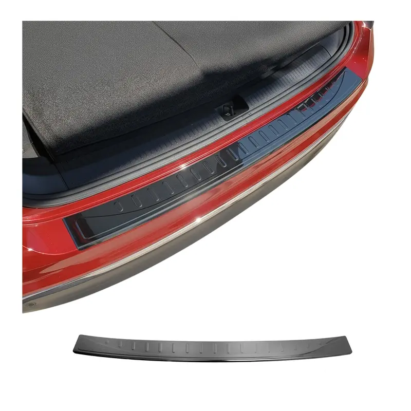 Protection de Pare-Chocs pour VW Tiguan II / Allspace 2016-23 Inox dark chrome