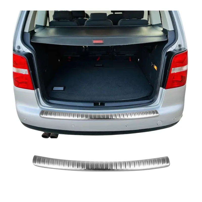 Protection de Pare-Chocs pour VW Touran I 2003-2010 Pre-FL Inox brossée