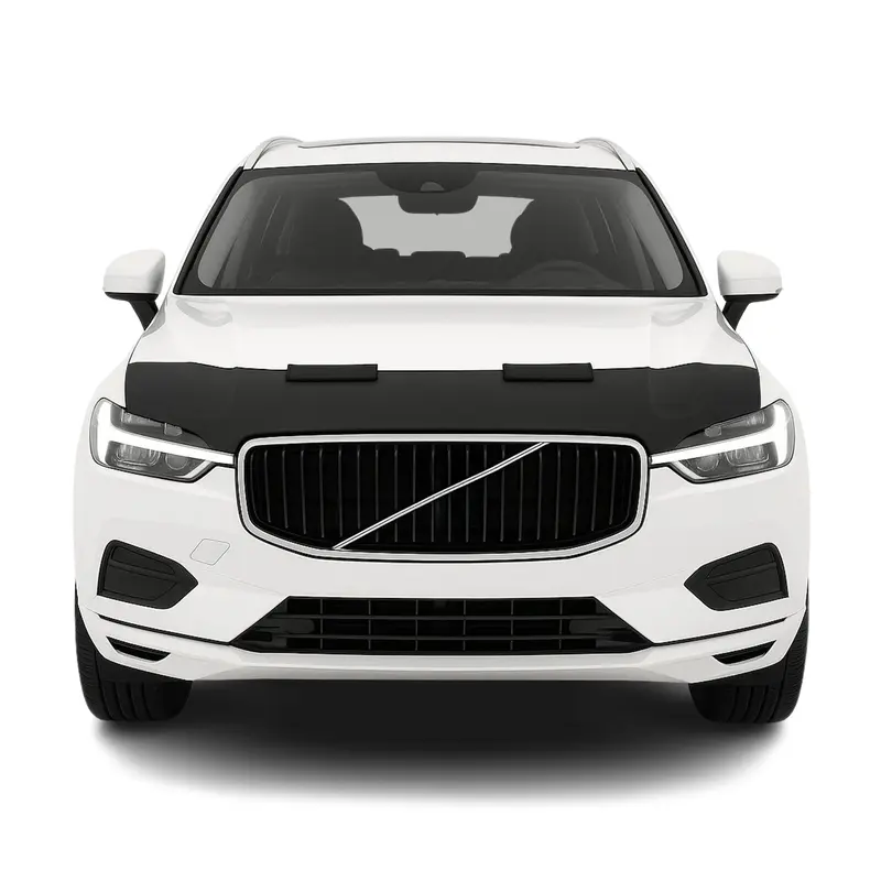 Protège Capot - Masque De Voiture pour Volvo XC60 2018-2026 En Vinyle Noir