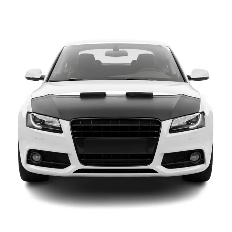 Protège capot Masque pour Audi A5 8F 8T 2007-2012 PRE-FL vinyle Noir