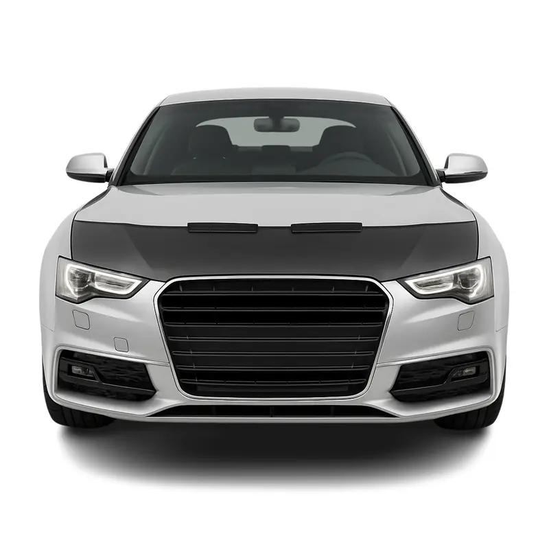 Protège capot Masque pour Audi A5 8F 8T 2011-2016 FL vinyle Noir