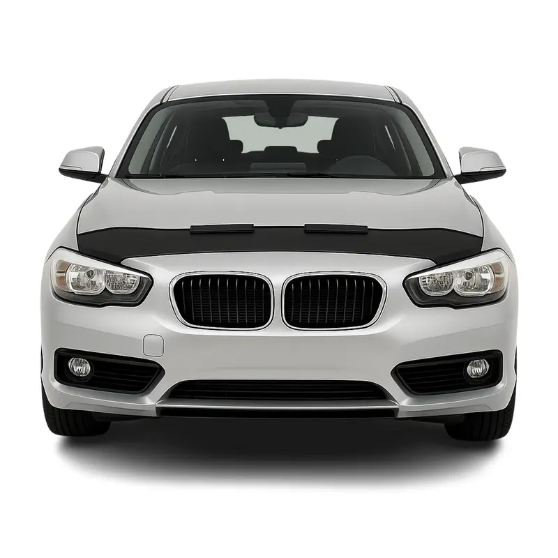 Protège capot Masque pour BMW Série 1 F20 F21 3-5 portes 2012-2019 vinyle Noir