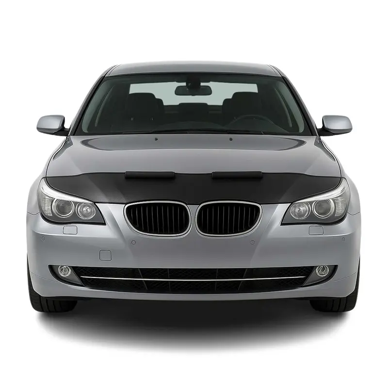 Protège capot Masque pour BMW Série 5 E60 E61 Berline Break 2003-10 vinyle Noir
