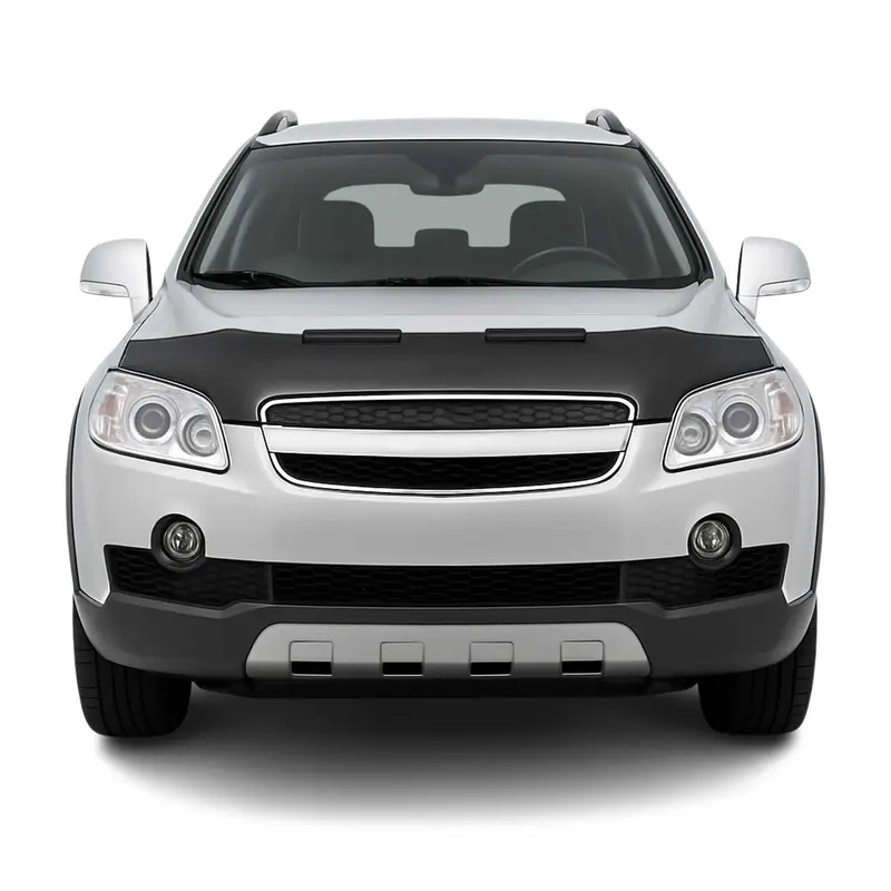Protège Capot pour Chevrolet Captiva 2006-2010 Masque de voiture vinyle Noir