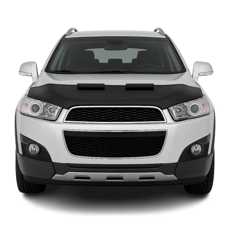 Protège Capot pour Chevrolet Captiva 2011-2016 Masque de voiture vinyle Noir