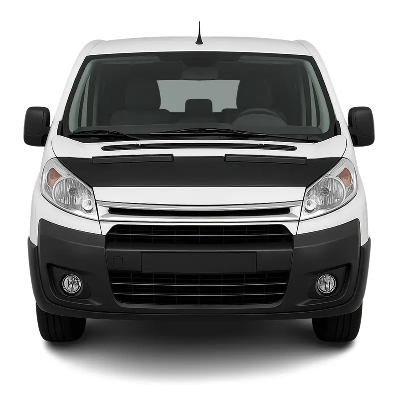 Protège Capot pour Citroen Jumpy 2007-2017 Masque de voiture vinyle Noir