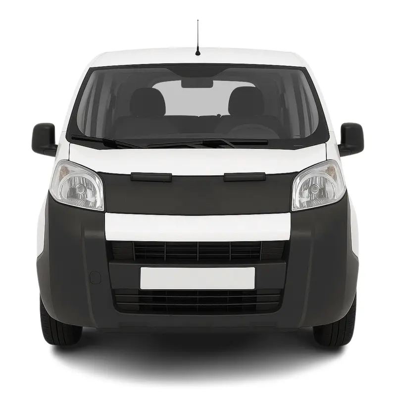 Protège Capot pour Citroen Nemo 2008-2016 Masque de voiture vinyle Noir