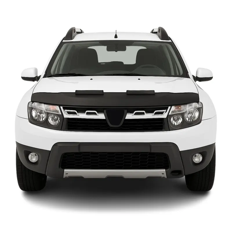 Protège Capot pour Dacia Duster 2010-2018 Masque de voiture vinyle Noir