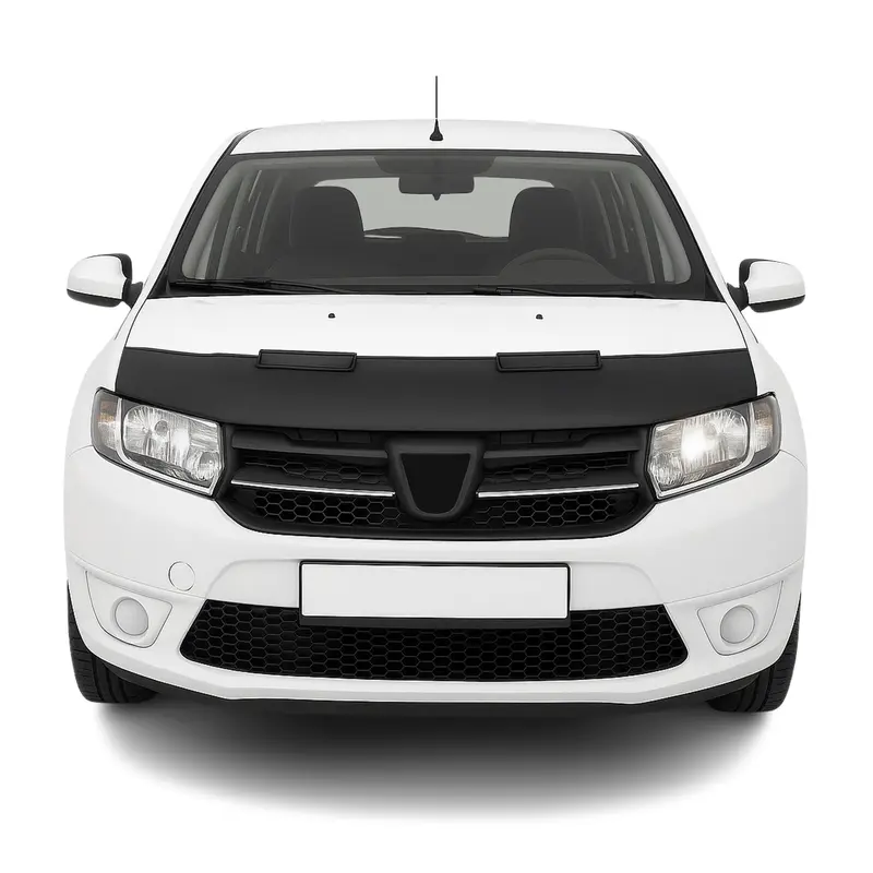 Protège Capot pour Dacia Sandero 2008-2012 Masque de voiture vinyle Noir