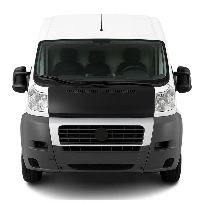 Protège Capot pour Fiat Ducato 2006-2014 Masque de voiture vinyle Noir