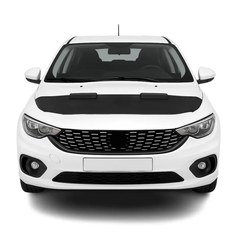 Protège Capot pour Fiat Tipo 2015-2026 Masque de voiture vinyle Noir