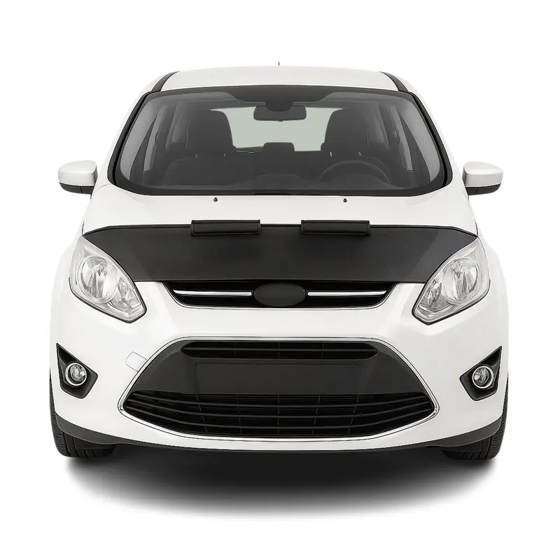 Protège Capot pour Ford C-Max 2015-2019 Masque de voiture vinyle Noir