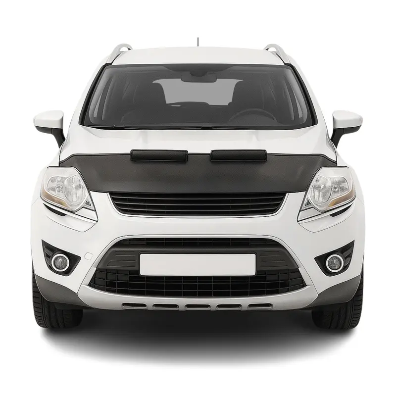 Protège Capot pour Ford Kuga I 2008-2012 Masque de voiture vinyle Noir