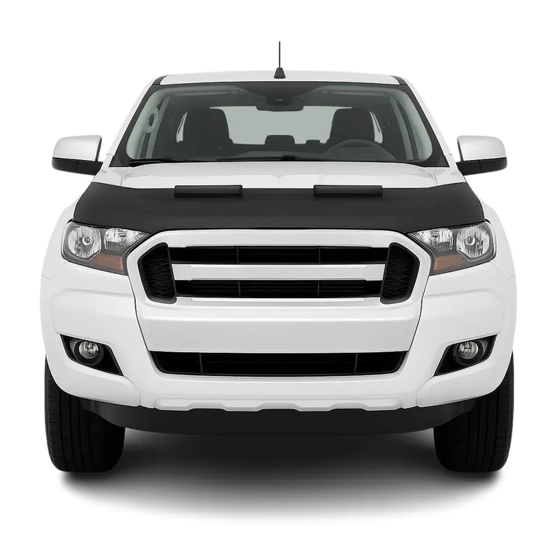 Protège Capot pour Ford Ranger 2015-2021 Masque de voiture vinyle Noir