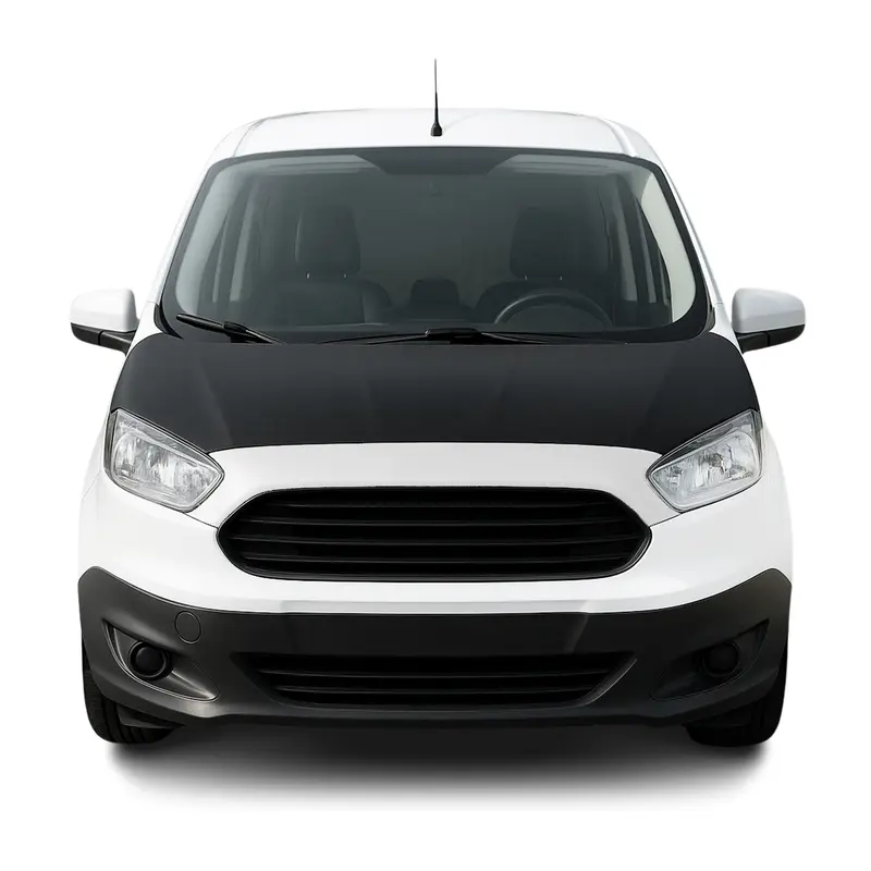 Protège Capot pour Ford Tourneo Transit Courier 2014-2024 Masque vinyle Noir