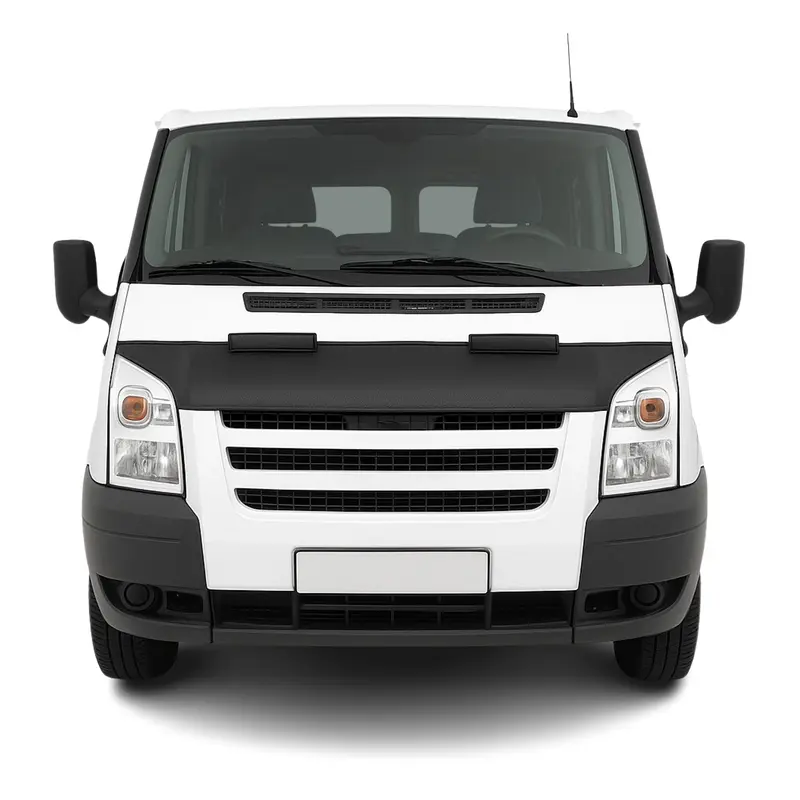 Protège Capot pour Ford Transit 2006-2014 Masque de voiture vinyle Noir