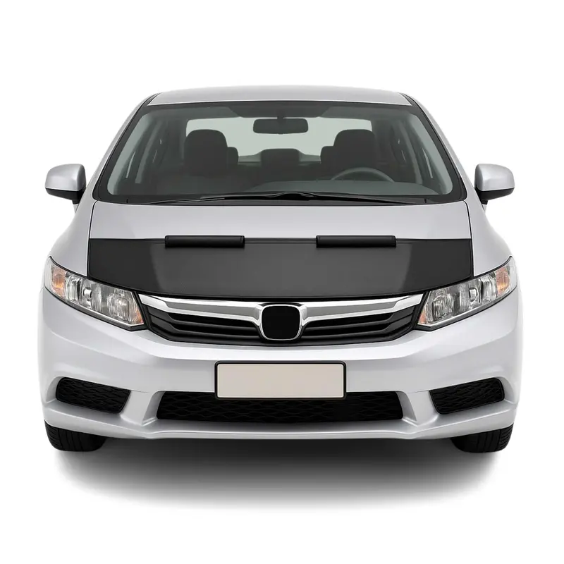 Protège Capot pour Honda Civic 2012-2015 Masque de voiture vinyle Noir