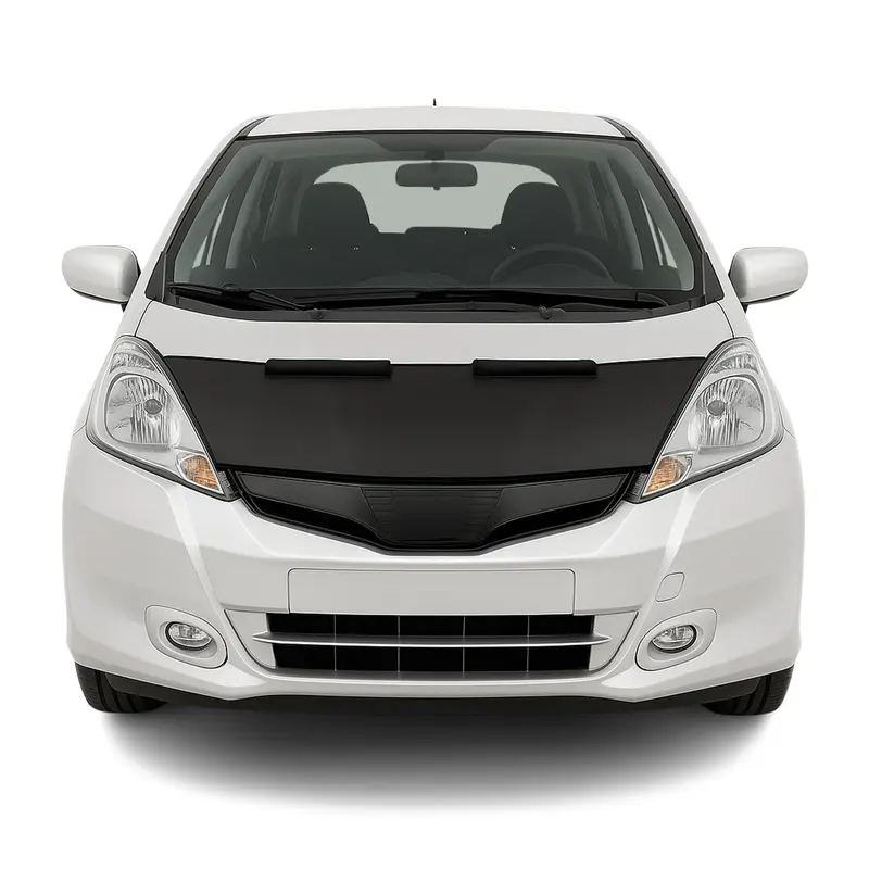 Protège Capot pour Honda Jazz 2009-2014 Masque de voiture vinyle Noir