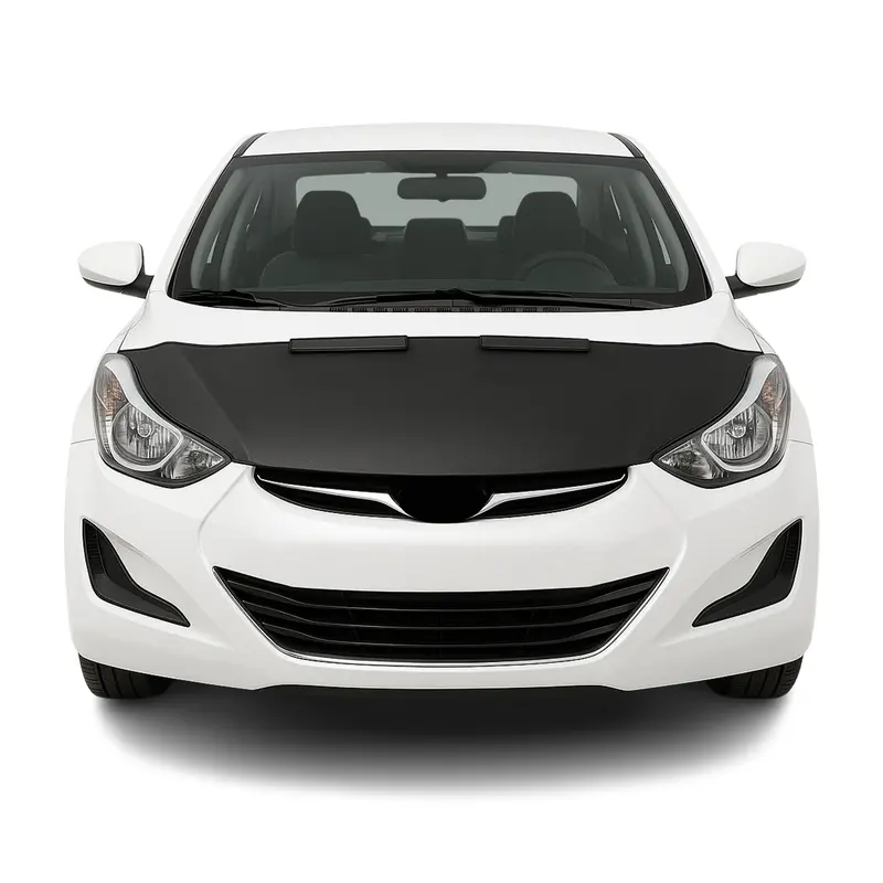 Protège Capot pour Hyundai Elantra 2011-2016 Masque de voiture vinyle Noir