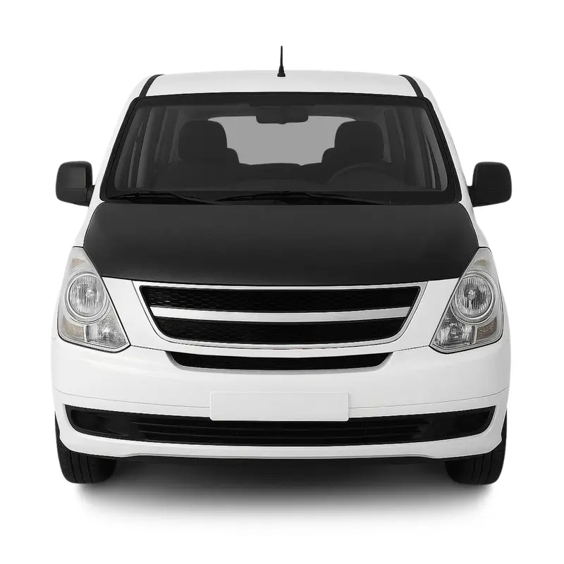 Protège Capot pour Hyundai H1 Starex 2008-2018 Masque de voiture vinyle Noir