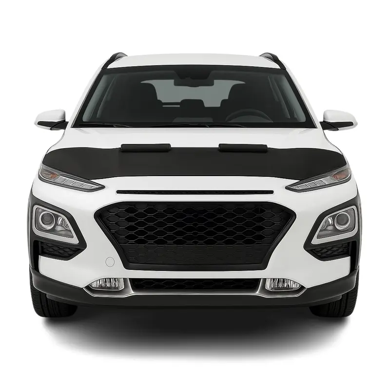 Protège Capot pour Hyundai Kona 2018-2023 Masque de voiture vinyle Noir
