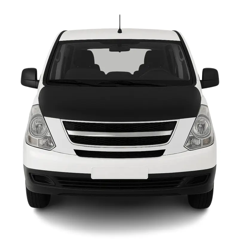Protège Capot pour Hyundai Starex 2007-2021 Masque de voiture vinyle Noir