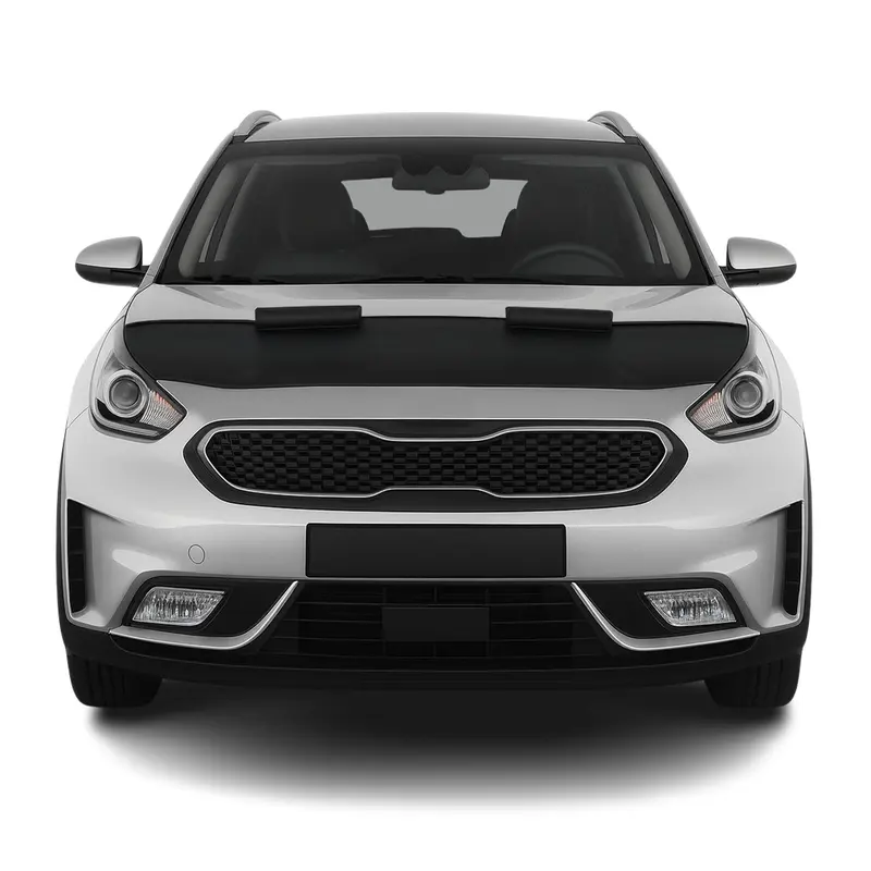 Protège Capot pour Kia Niro I 2017-2022 Masque de voiture vinyle Noir