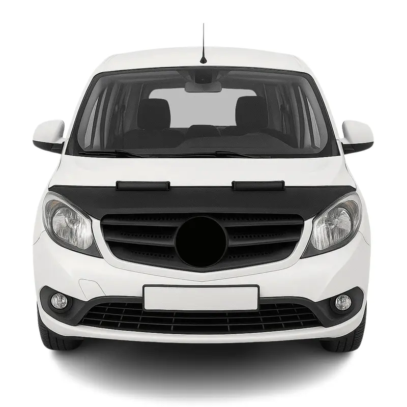 Protège Capot pour Mercedes Citan W415 2012-2021 Masque de voiture vinyle Noir
