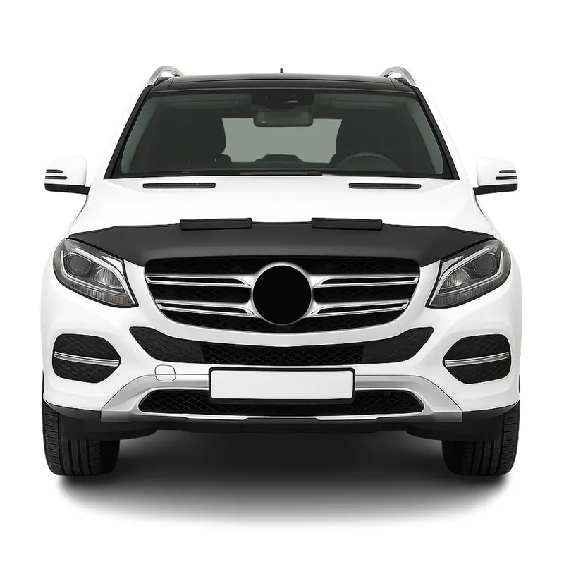 Protège Capot pour Mercedes Classe GLE W166 2016-2019 Masque vinyle Noir