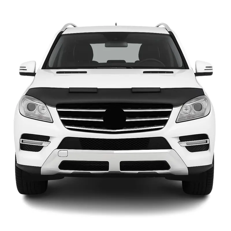 Protège Capot pour Mercedes Classe Ml W166 2011-2016 Masque vinyle Noir