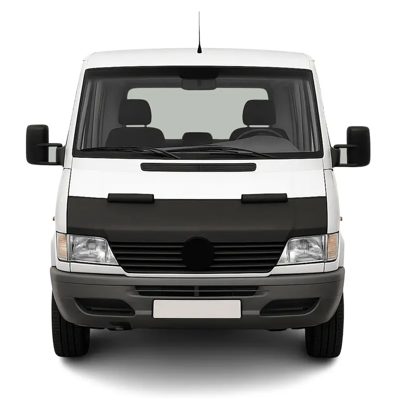 Protège Capot pour Mercedes Sprinter 903 1995-2000 Masque de voiture vinyle Noir