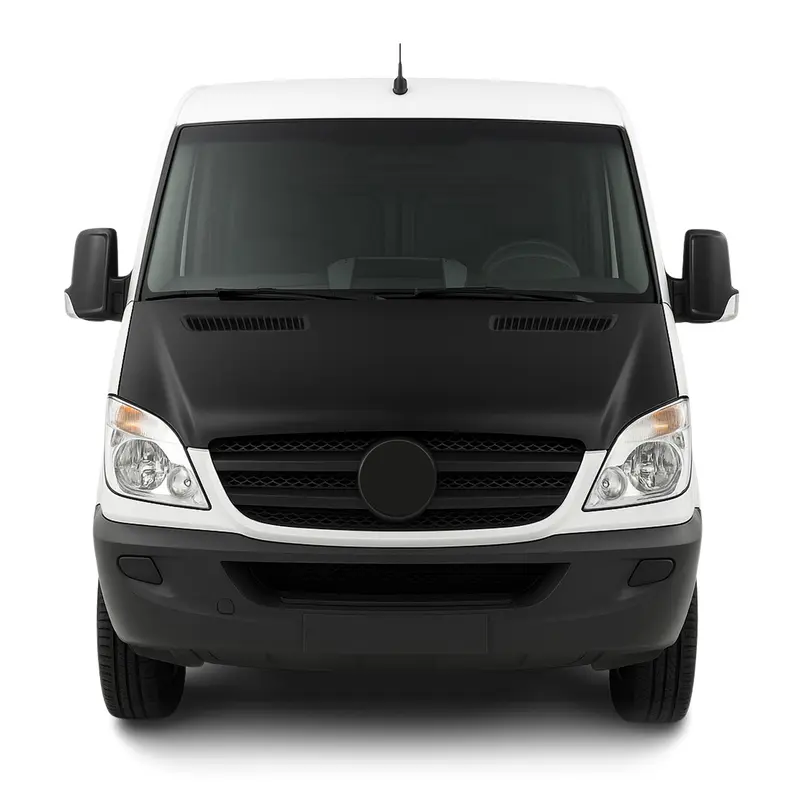 Protège Capot pour Mercedes Sprinter W906 2006-2013 Masque vinyle Noir complète