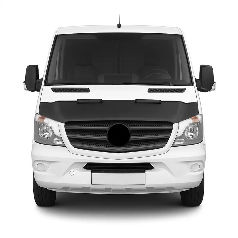 Protège Capot pour Mercedes Sprinter W906 2013-2018 Masque vinyle Noir