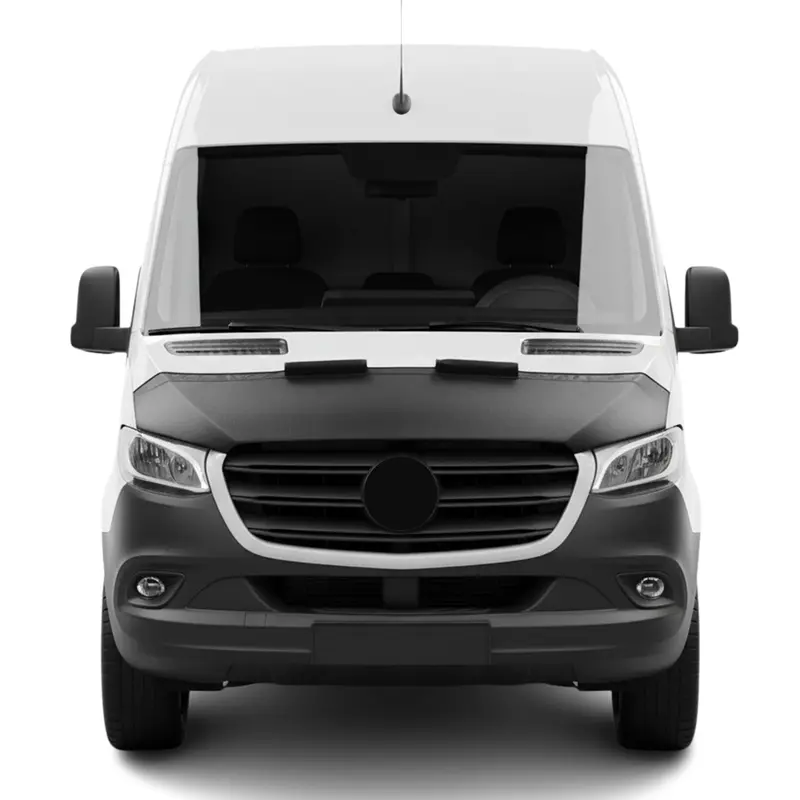 Protège Capot pour Mercedes Sprinter W907 2018-2026 Masque vinyle Noir