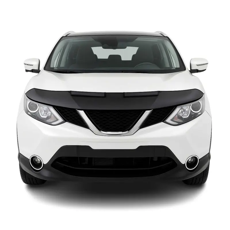 Protège Capot pour Nissan Qashqai 2014-2021 Masque de voiture vinyle Noir