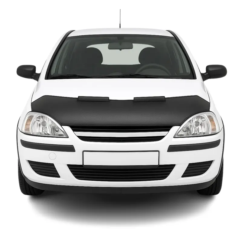 Protège Capot pour Opel Corsa C 2000-2006 Masque de voiture vinyle Noir