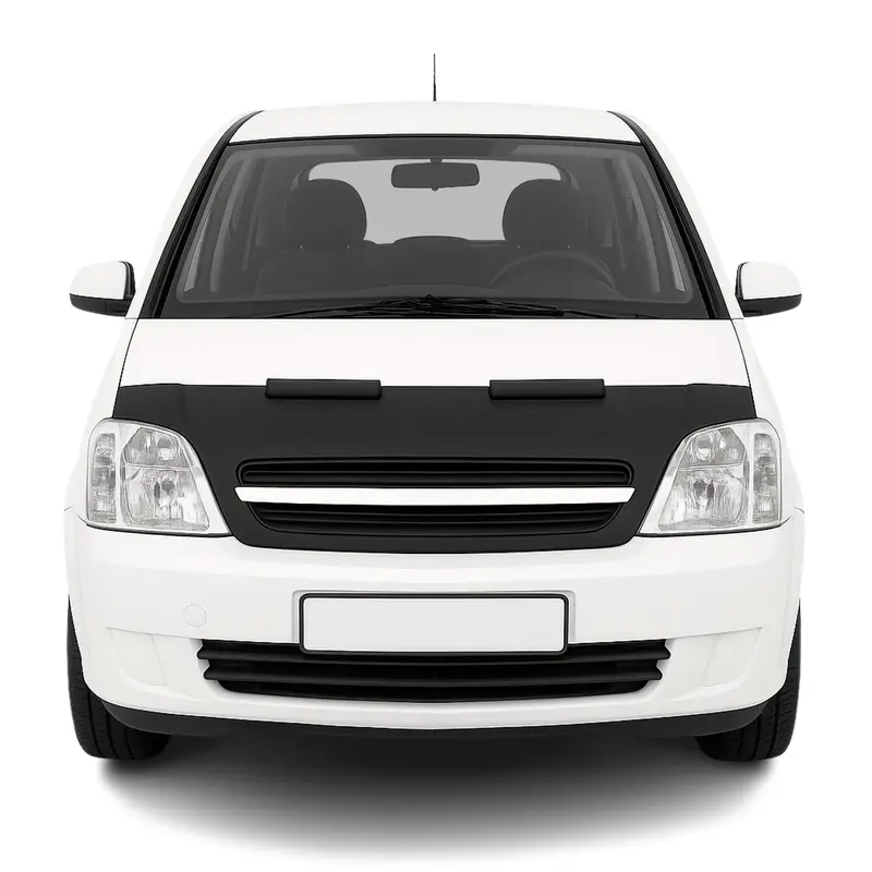 Protège Capot pour Opel Meriva A 2003-2010 Masque de voiture vinyle Noir
