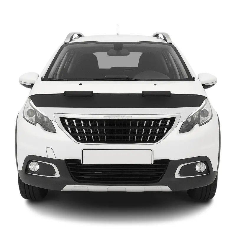 Protège Capot pour Peugeot 2008 2017-2020 Masque de voiture vinyle Noir