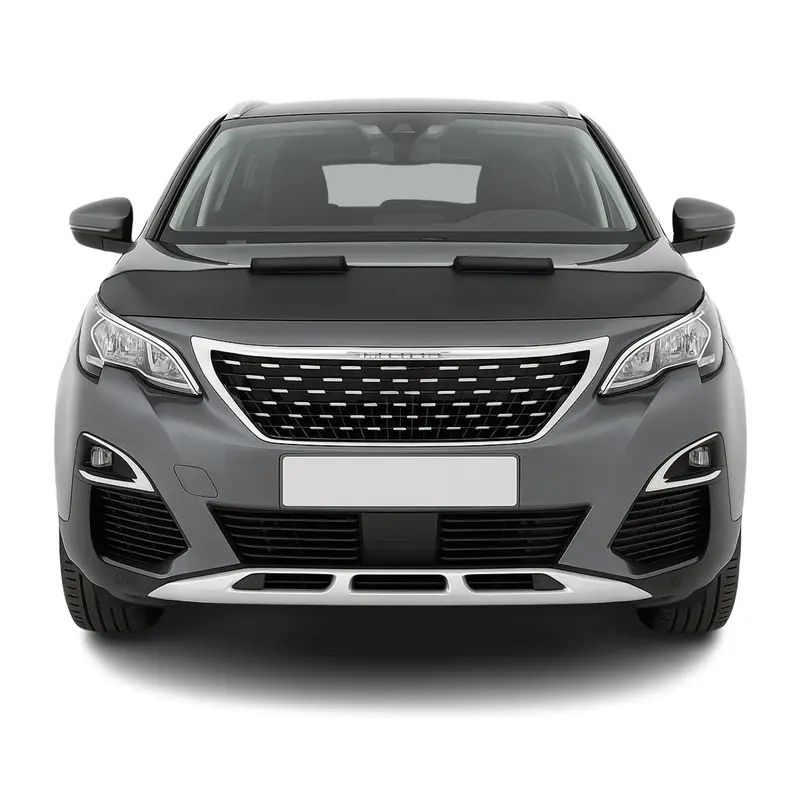Protège Capot pour Peugeot 3008 2016-2024 Masque de voiture vinyle Noir