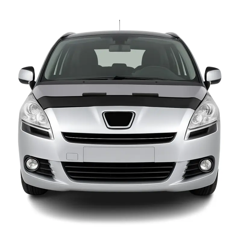 Protège Capot pour Peugeot 5008 2010-2016 Masque de voiture vinyle Noir