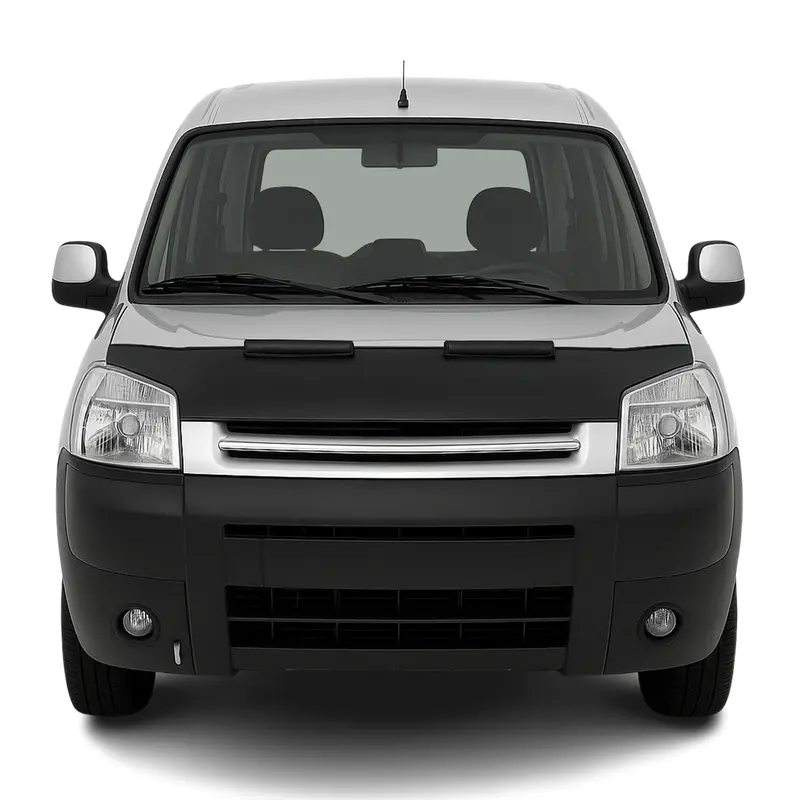 Protège Capot pour Peugeot Partner 1996-2003 Masque de voiture vinyle Noir