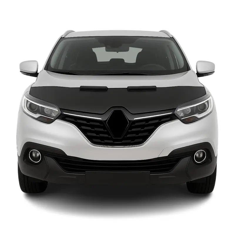 Protège Capot pour Renault Kadjar 2015-2022 Masque de voiture vinyle Noir