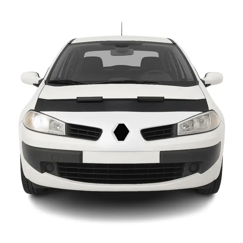 Protège Capot pour Renault Megane 2002-2009 Masque de voiture vinyle Noir