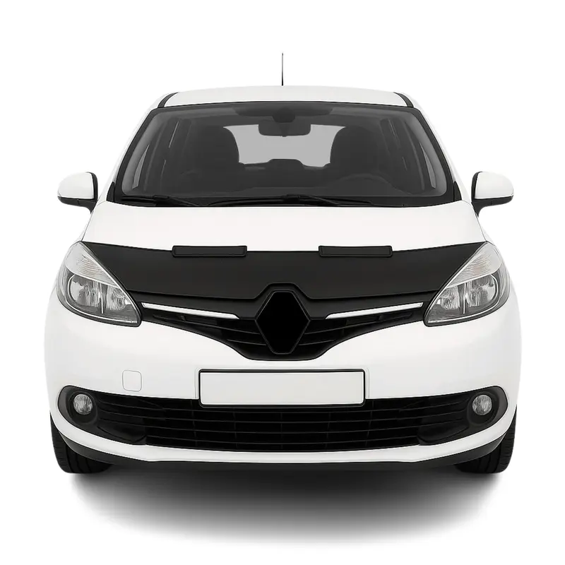Protège Capot pour Renault Scenic 2009-2015 Masque de voiture vinyle Noir