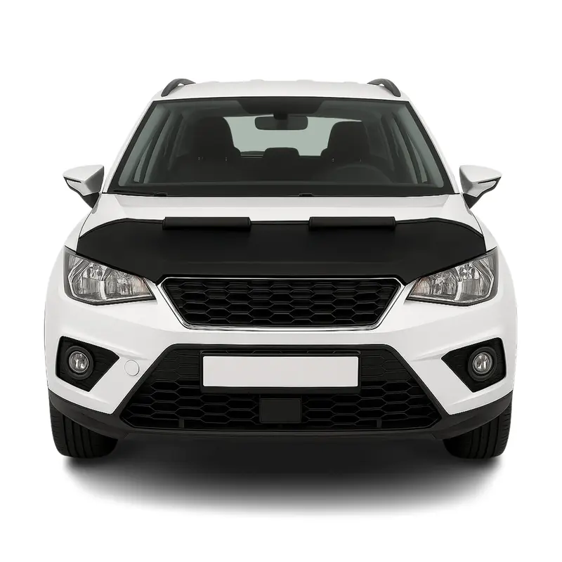 Protège Capot pour Seat Arona 2017-2026 Masque de voiture vinyle Noir