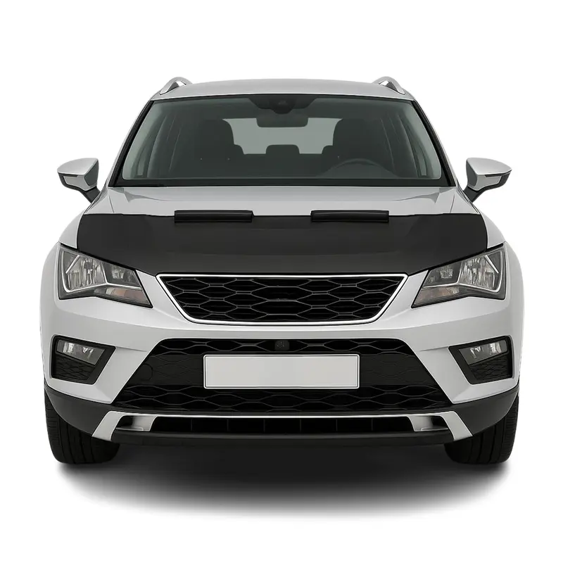 Protège Capot pour Seat Ateca 2016-2020 Masque de voiture vinyle Noir