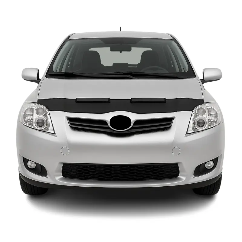 Protège Capot pour Toyota Auris 2006-2010 Masque de voiture vinyle Noir