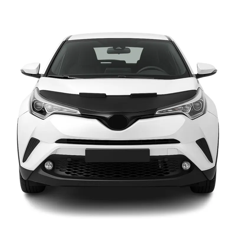 Protège Capot pour Toyota CH-R 2016-2023 Masque de voiture vinyle Noir