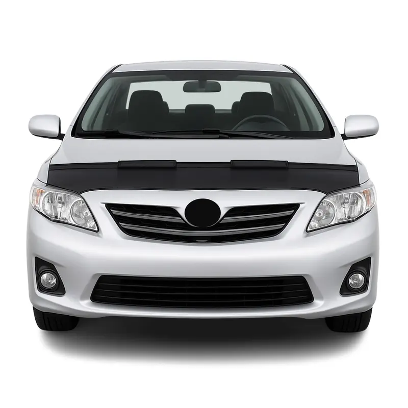 Protège Capot pour Toyota Corolla 2002-2007 Limo Masque de voiture vinyle Noir